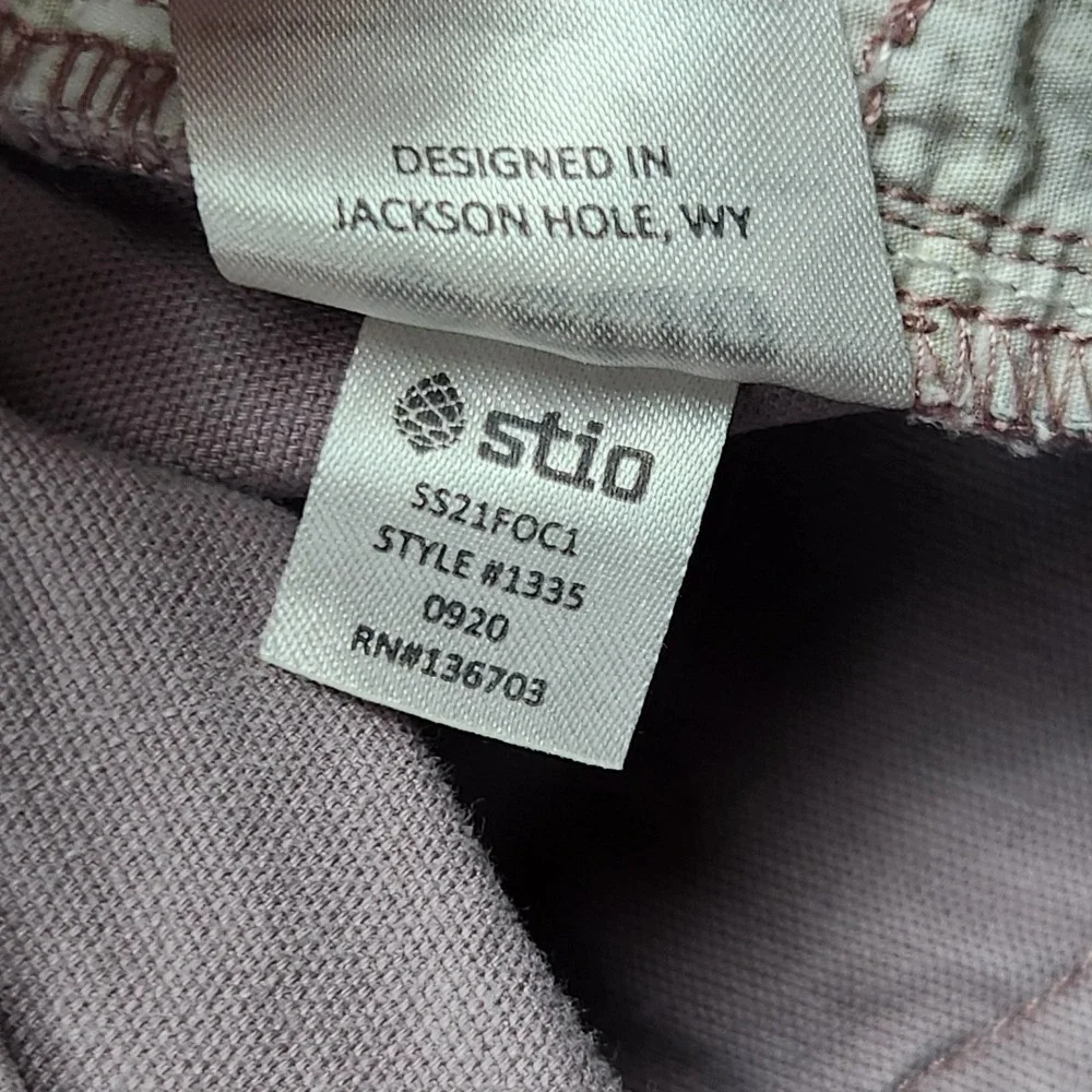 Stio Jeans Womens 4 Light Purple Mid Rise Straight Stretch Denim Organic Cotton - Picture 5 of 10